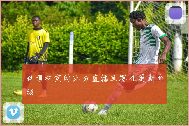 世俱杯实时比分直播及赛况更新介绍